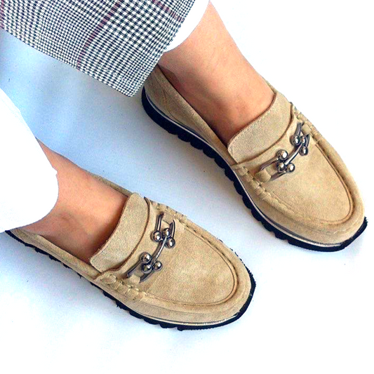 Delicate suede loafers buy online